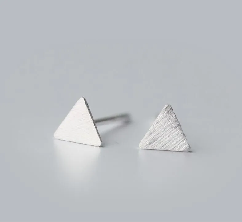 TOYOOSKY 925 пробы серебряные серьги простые треугольные подлинные Роскошные ювелирные изделия женские для женщин девочек 8041A