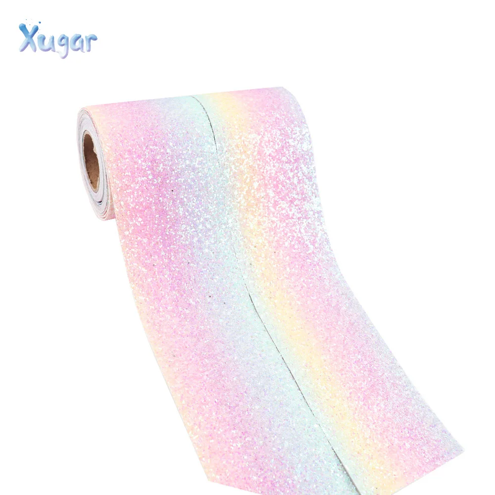 

2Y/lot 3" 75mm Colorful Glitter Ribbon DIY Hairbows Accessories DIY Bag Material Holiday Decoration Material Gifts Packing Warp