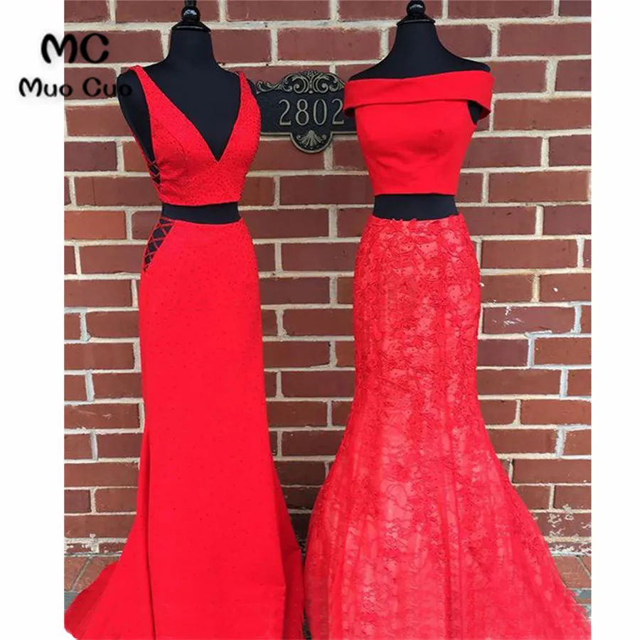 2018 Русалка с открытыми плечами Выпускные платья Длинные AB Кружева Vestido Longo Платье