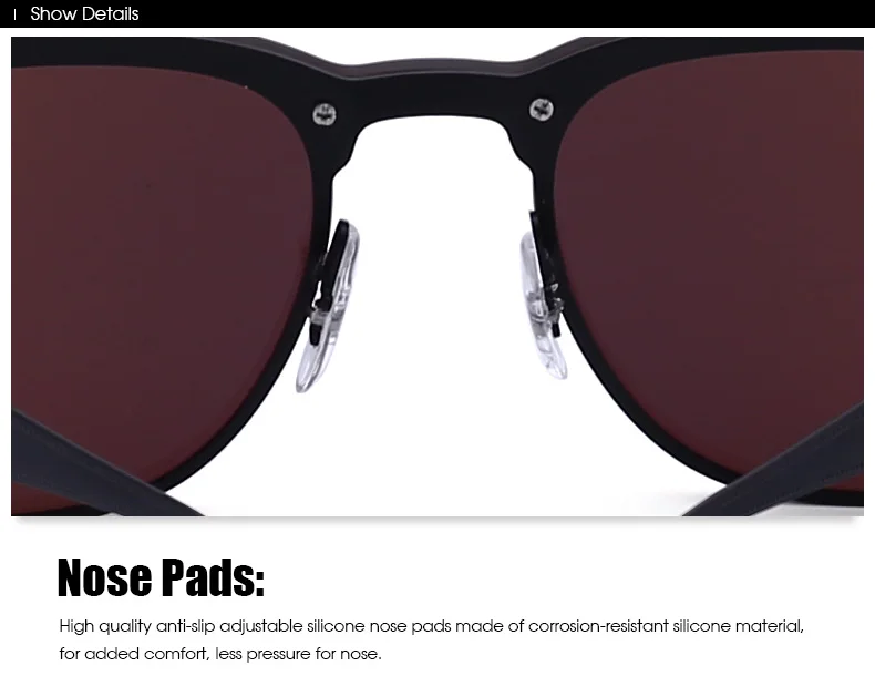 Cheap Rimless Blue Sunglasses