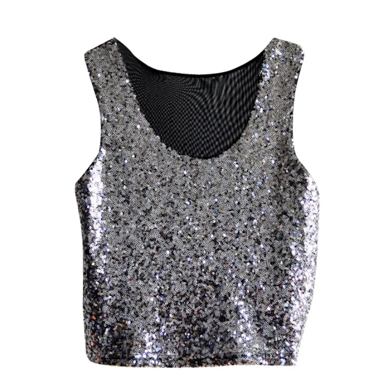 блестящая жилетка