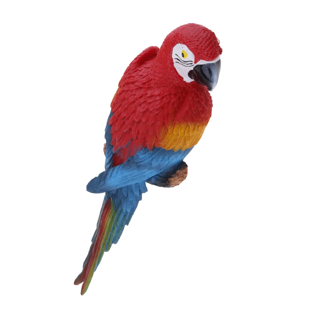Parrot Outdoor Patio Resin Animal Model Toy Teaching Prop Wedding Decor