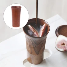 VFGTERTE 1 шт. ручной работы натуральный деревянный чай питьевые тумблеры пиво Кофе Молоко Вода чай питьевой контейнер для домашних принадлежностей офис
