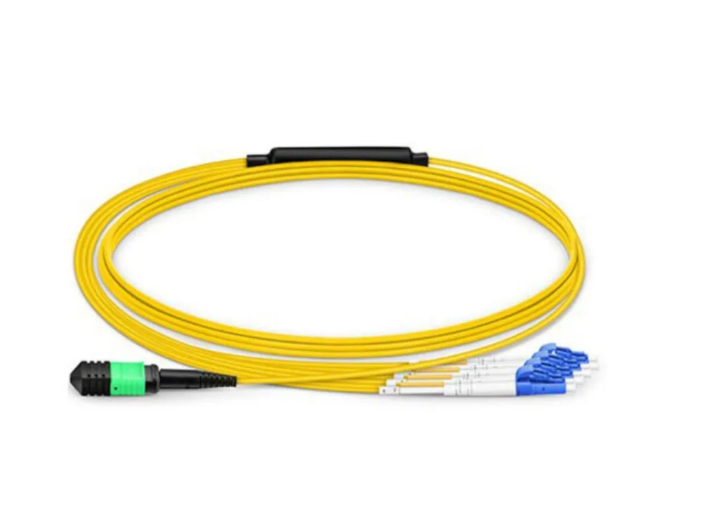 

30m MTP MPO Patch Cable OM4 Female to 6 LC UPC Duplex 12 Fibers Patch cord 12 cores Jumper OM4 Breakout Cable