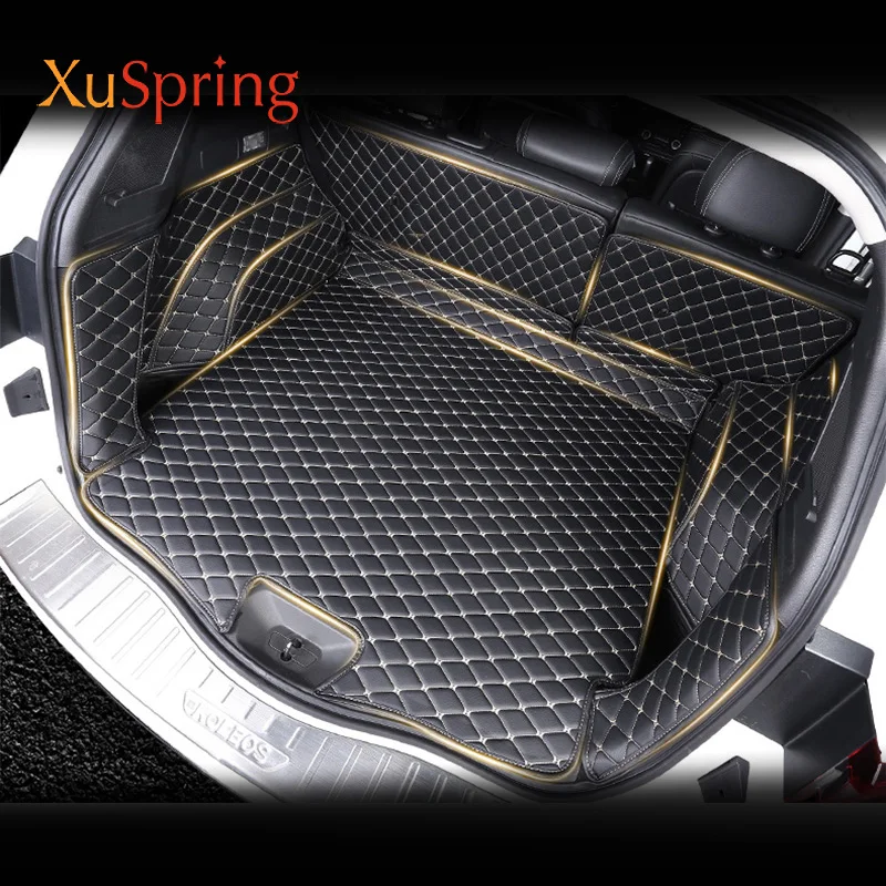 

For Renault Koleos 2016 2017 2018 2019 Rear Tail Car Trunk Mat Durable Boot Carpets Full Coverage Cargo Liner Car Styling