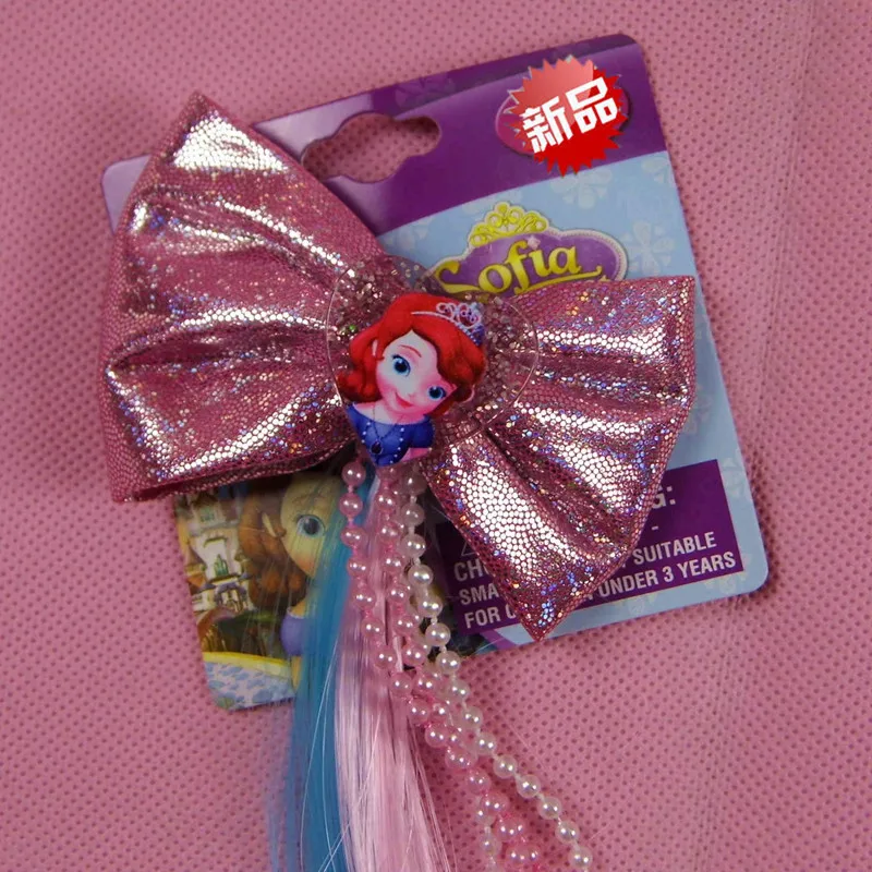 Disney Children's Doll Accessories Cartoon Snow White Sofia Headwear Frozen Aisha Anna Hairpin Hair Accessories Automatic Clip Disney Children's Doll Accessories Cartoon Snow White Sofia Headwear Frozen Aisha Anna Hairpin Hair Accessories Automatic Clip