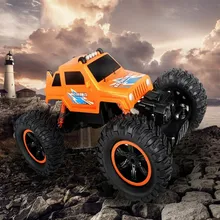 4WD электрический RC автомобиль Рок Гусеничный пульт дистанционного управления игрушки автомобили на радиоуправлении led 4x4 привод внедорожные Игрушки для мальчиков Детский подарок