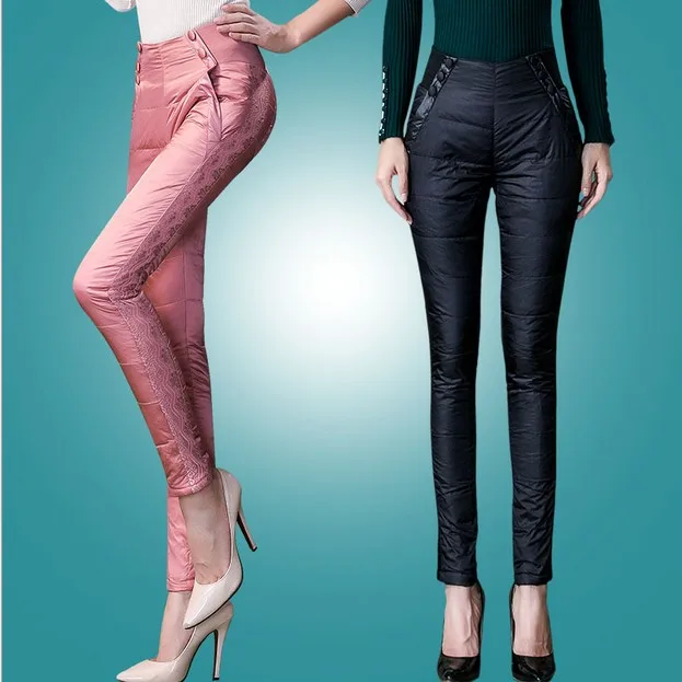 Abajo pantalones para mujeres invierno 2016 de cintura