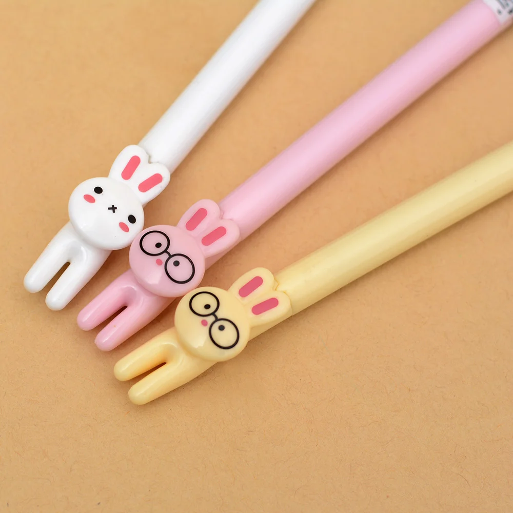 

Cute Rabbit darling gel pen material escolar kawaii stationery canetas escolar school office supplies kids gifts award Free Ship