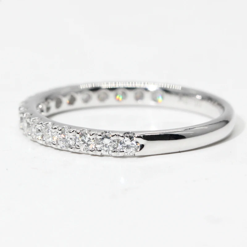 Оригинальное классическое кольцо на палец с цирконием AAA, настоящее твердое 925 пробы Серебряное обручальное кольцо для женщин, обручальное ювелирное изделие