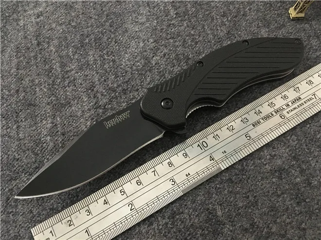 BENYS версия OEM Kershaw 1605 1990 помощь Флиппер складной нож - Цвет: 1605-Black