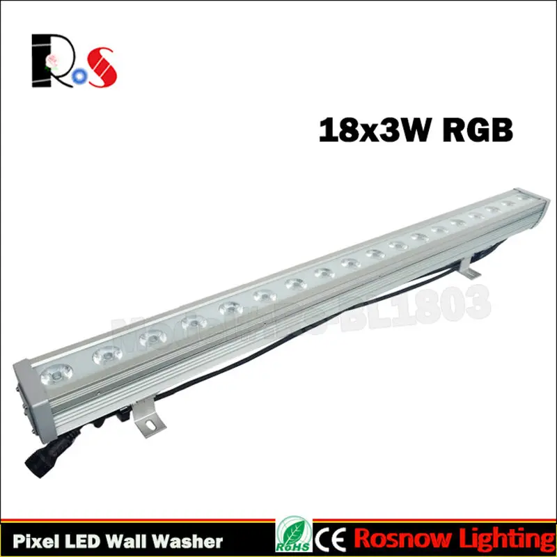 Us 1066 99 10pcs Lot Professional 18x3w Rgb 3 1 Ip65 Outdoor Led Wall Washer Disco Bar Light Building Strips In Stage Lighting Effect From Lights