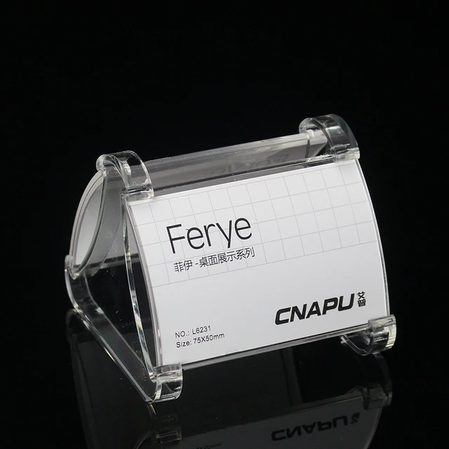 75x50mm customized detachable label display holder environmental