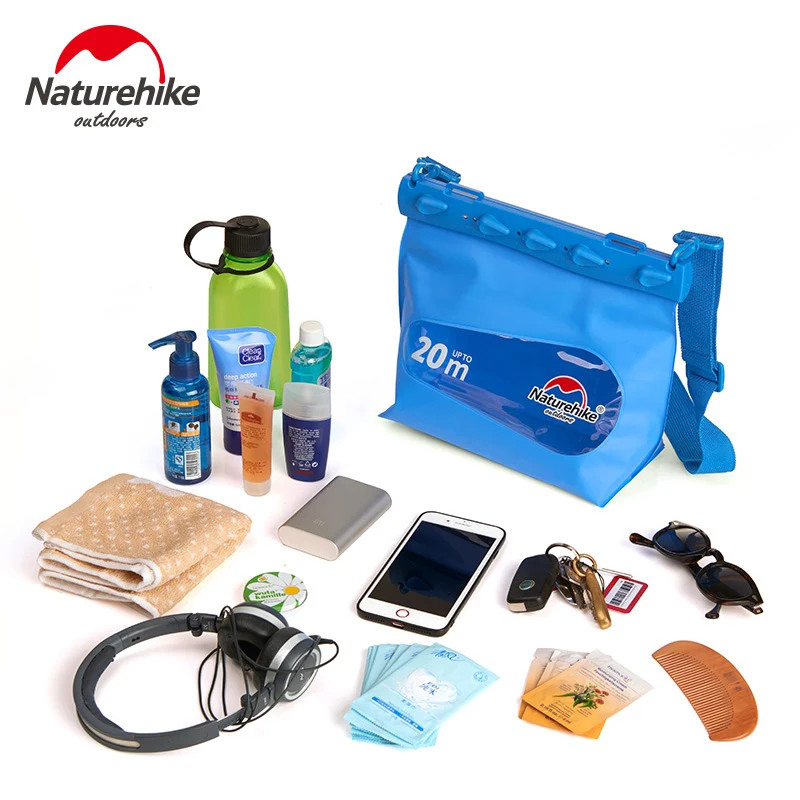 Naturehike NH17F001 SLR Cámara impermeable resistente al agua bolsa seca saco de almacenamiento de natación Canoa kayak River Trekking
