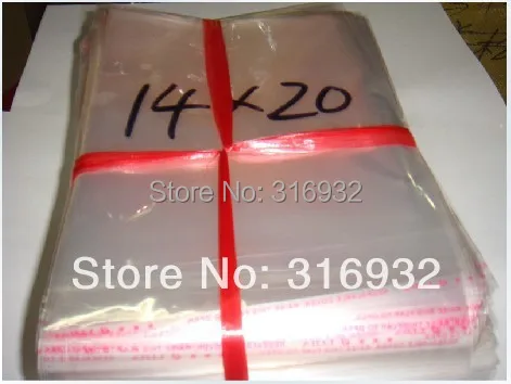 

Clear Resealable Cellophane/BOPP/Poly Bags 14*20cm Transparent Opp Bag Packing Plastic Bags Self Adhesive Seal 14*20 cm