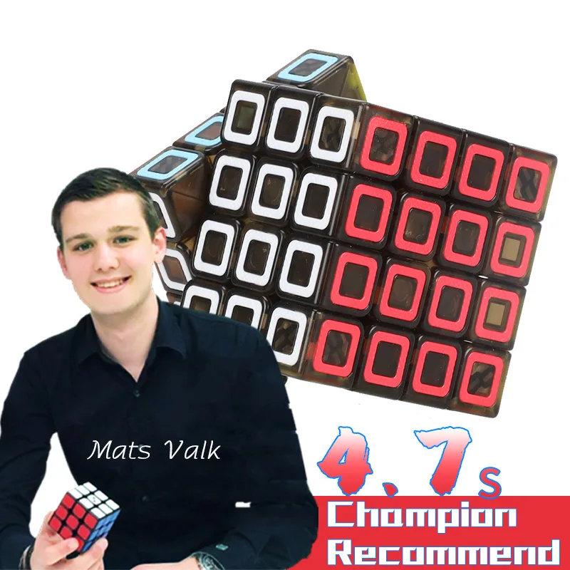 Qiyi размеры 3x3x3 4x4x4 профессиональные скоростные магические Кубики-Пазлы обучающие игрушки для детей Волшебный куб игрушки для взрослых - Цвет: 4X4X4