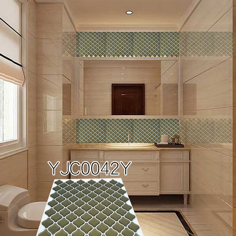 Kitchen Bathroom Wall Tile Sticker Decor New Design Luxury Easy Diy Remove Wall Decor Home Decor 9.8\