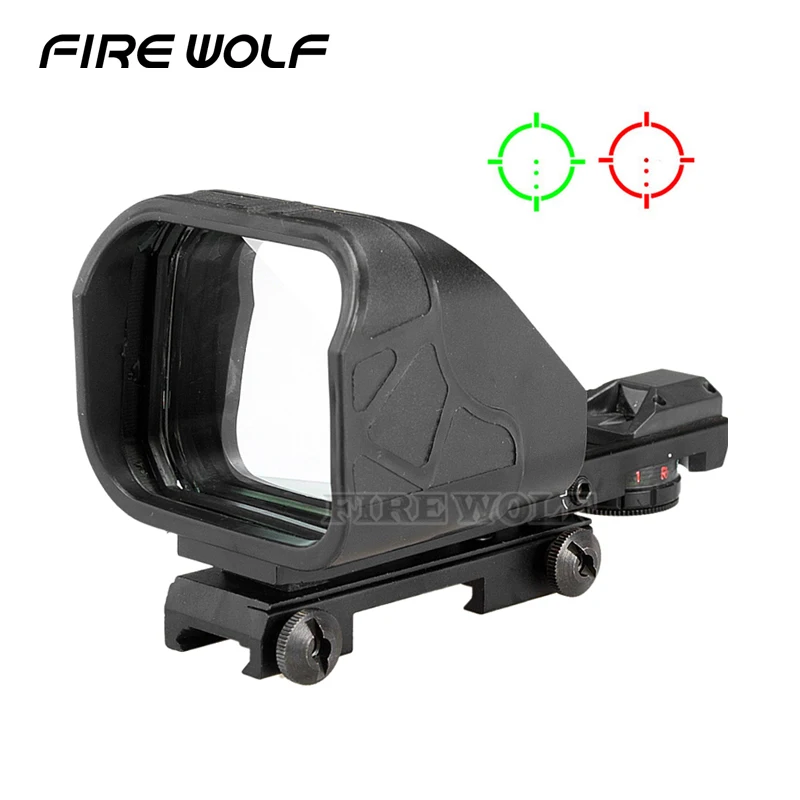 التكتيكية نطاق الصيد البصريات بندقية Riflescope التصوير المجسم كبير منظر نقطة حمراء ريفلكس شبكاني الصيد ملحقات المسدس