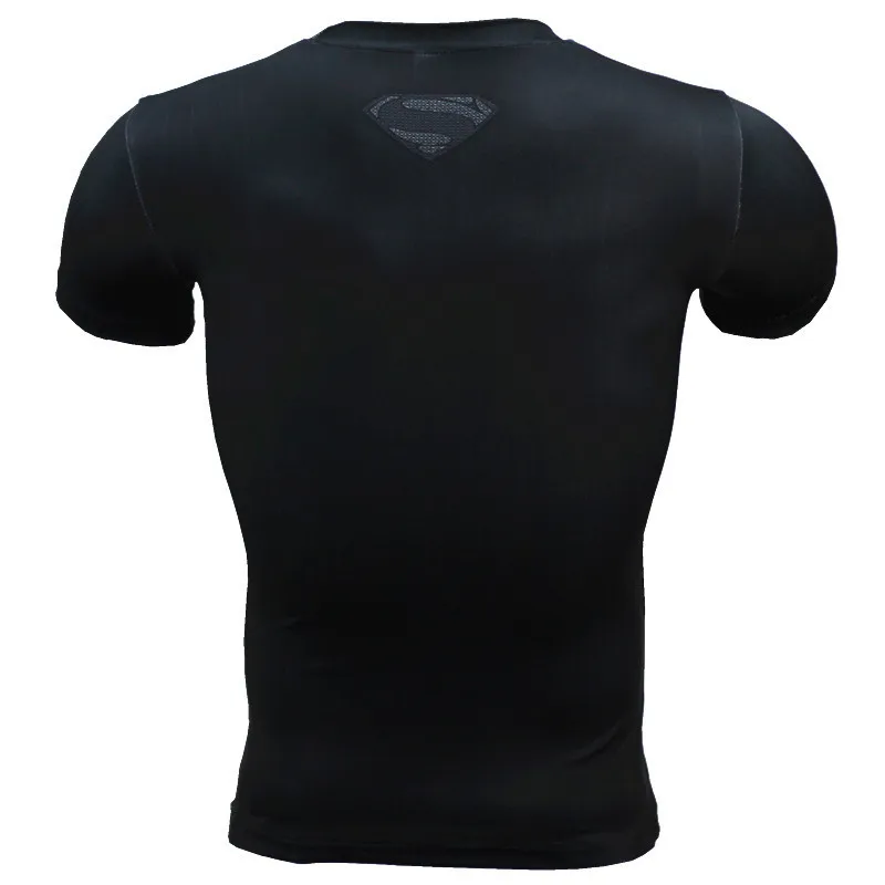 Marvel Капитан Америка компрессионные колготки футболка Для мужчин фитнес одежда Короткие рукава Для Мужчин's ММА футболка S-4XL
