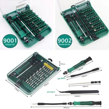 9002/9001 набор отверток отвертка насадка на шуруповерт биты для шуруповерта набор отвёртка бит для шуруповерта для ремонта телефона отвертки для телефонов с битами screwdriver set набор инструментов