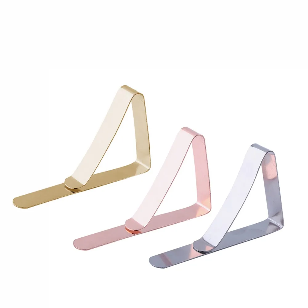Useful Stainless Steel Tablecloth Clips Tables Cloth Clamps Holder Home