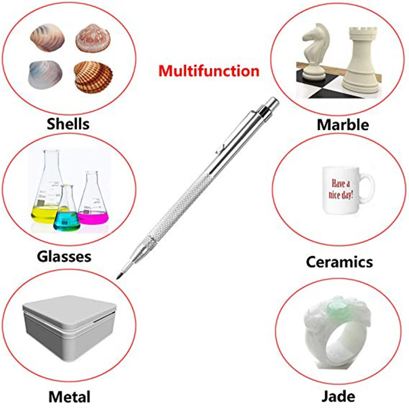 Металл стекло Керамика карбидный разметчик инструмент клип резной Вольфрам магнит алюминий травление гравировка Ручка Полезная Новинка