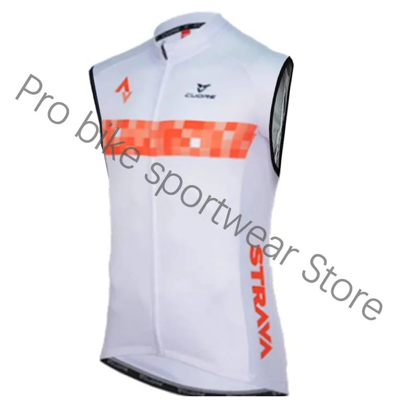 

Strava summer sleeveless Quick drying cycling jersey Racing Bicycle Mountain MTB Pro team Bike Clothing Maillot Ropa Ciclismo C1