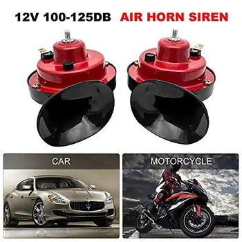 

2 pcs Auto Car Vehicle Horn With Bracket 12V Loud Dual-tone Electric Snail Air Horn Whistle Siren For Cars Truck Motorcycle