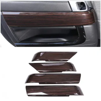 

Red Ash Wood Style For Landrover Range Rover Sport RR Sport 2014-2018 ABS Plastic Interior Door Decoration Panel Cover Trim 4pcs