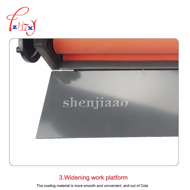 Laminating machine 25" Manual Laminating Machine Photo Vinyl Protect Rubber Cold Mounting Laminator Office Equipment