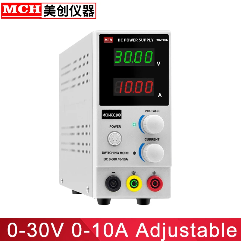 

30v 10a Switching DC Power Supply for mobile reparing 0-30V 0-10A Adjustable DC Regulated Power Supply