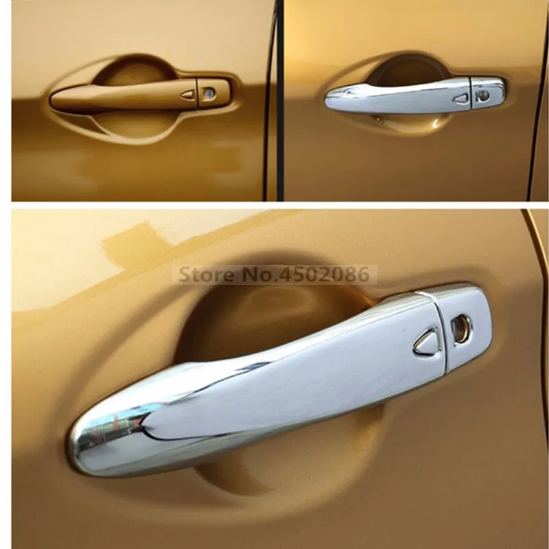 

For 2016 2017 Nissan Qashqai Side Mirror Cover ABS Chrome Trim Molding Styling Rear Bezel Garnish