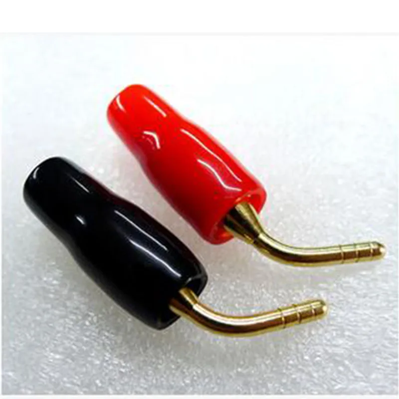 

2pcs 2mm Solid Copper Gold-plated Digital plug Audio Stereo jack converts banana Connector for Electronic and digital products