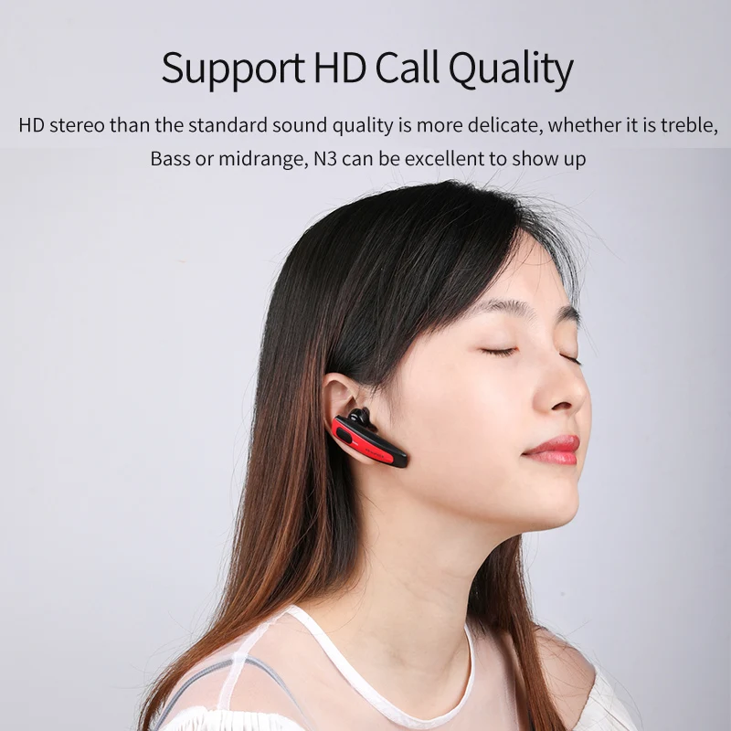 AWEI N3, беспроводные Bluetooth наушники, беспроводная деловая гарнитура с микрофоном, портативные наушники, наушники для iphone, мобильного телефона