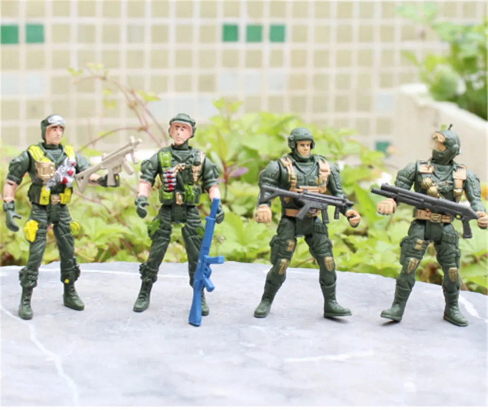 1 шт. военный игровой набор спецназ фигурки детские игрушки пластиковая игрушка