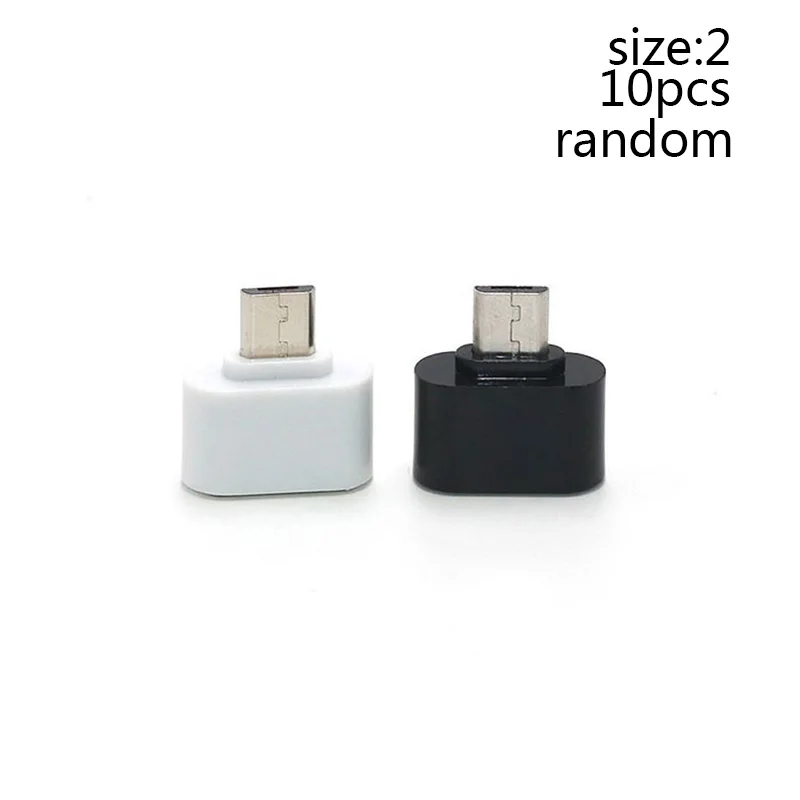 1/10 шт Micro USB/type-C для OTG USB порт Adatper Конвертер Разъем для телефонов планшеты OTG адаптер - Цвет: 2