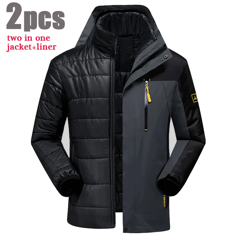 5XL 6XL Winter Jacket Men Women Winter Coat Waterproof Thick Warm Parka Brand Clothing Jacket Liner