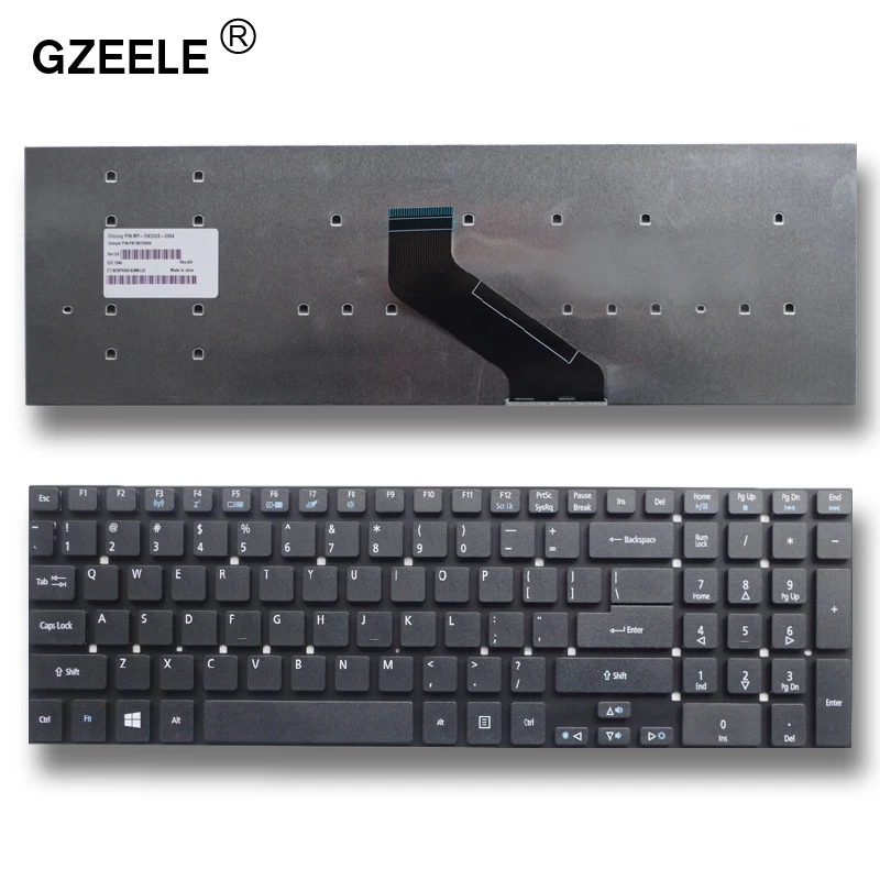 GZEELE новая клавиатура для ноутбука acer E5-511 E5-511-P9Y3 E5-511G E5-571G E1-511P E5-521G E5-571PG E5-571 ES1-512 ES1-711 ES1-711G