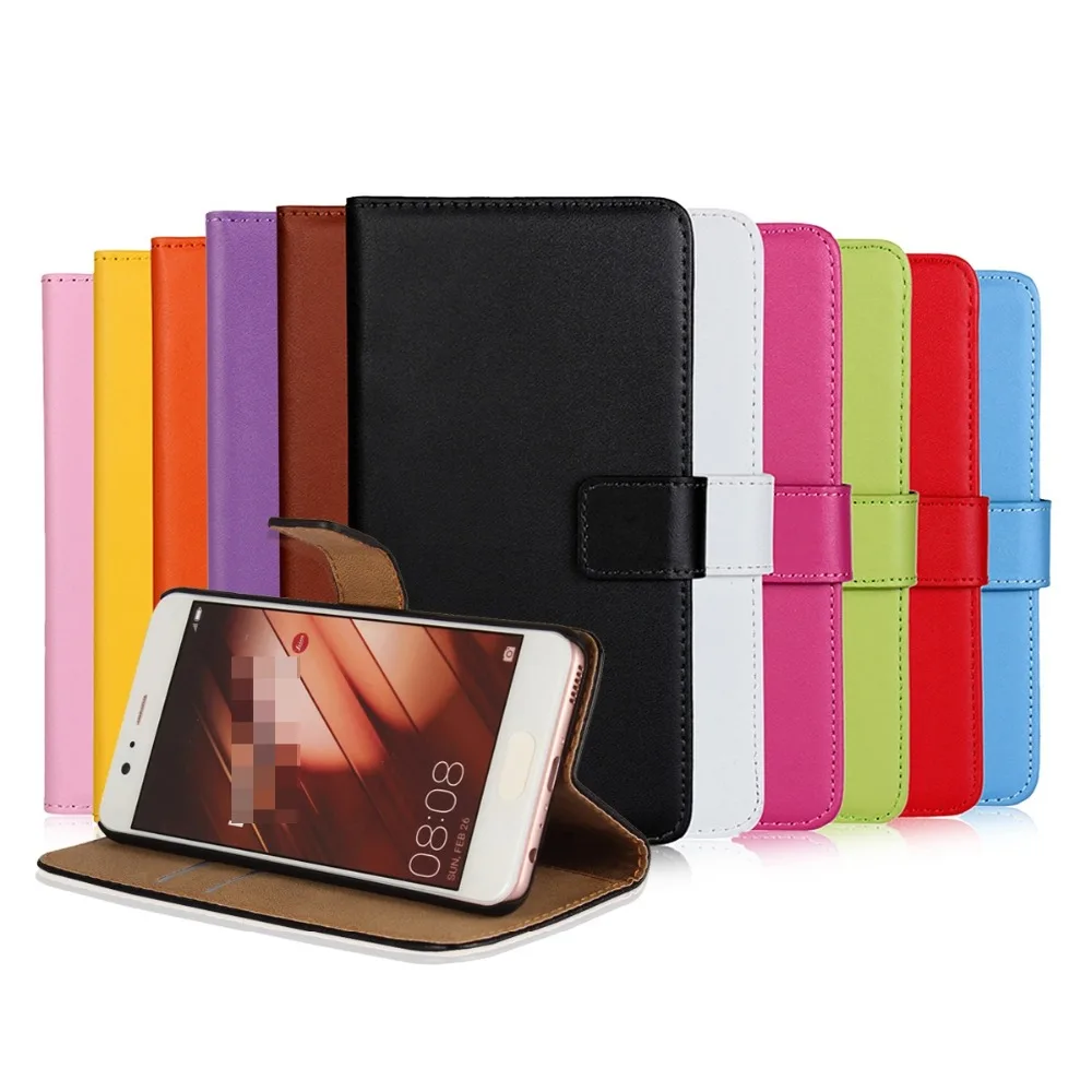 Case For Huawei Ascend P6/P8/P9/P9 Plus/P10 Flip Card Slot stand holder leather hard phone | Мобильные телефоны и