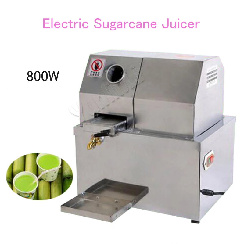 

Electric Sugarcane Juicer Stainless Steel Sugarcane Juice Extractor Cane-Juice Squeezer Cane Crusher Sugar Juicer SXC-80DC