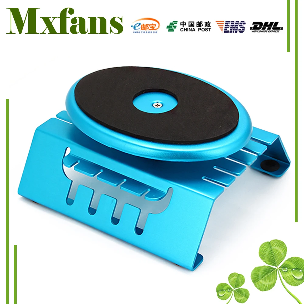 

Mxfans Blue Alloy 70116 Rotate 360 Degree Work Stand Fit All RC 1:8 and 1:10 Nitro Car