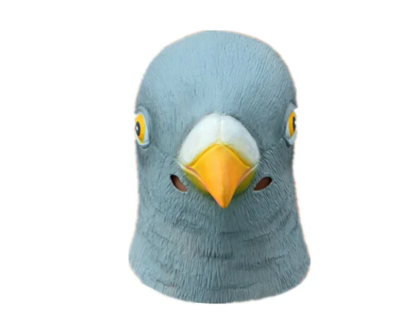 

New Pigeon Mask Latex Giant Bird Head Halloween Cosplay Costume Theater Prop Masks Hot