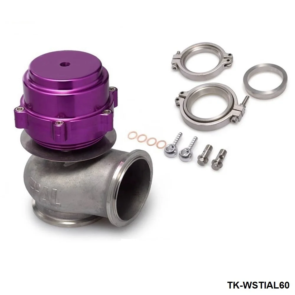 Гоночный алюминиевый автомобиль 60 мм Vband V60 фланец Turbo Wastegate для BMW Subaru Honda TK WSTIAL60|turbo