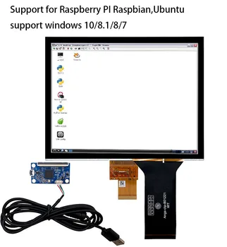

8 inch ISP TFT LCD Capacitive touch screen with HDMI driver board monitor for raspberry pie