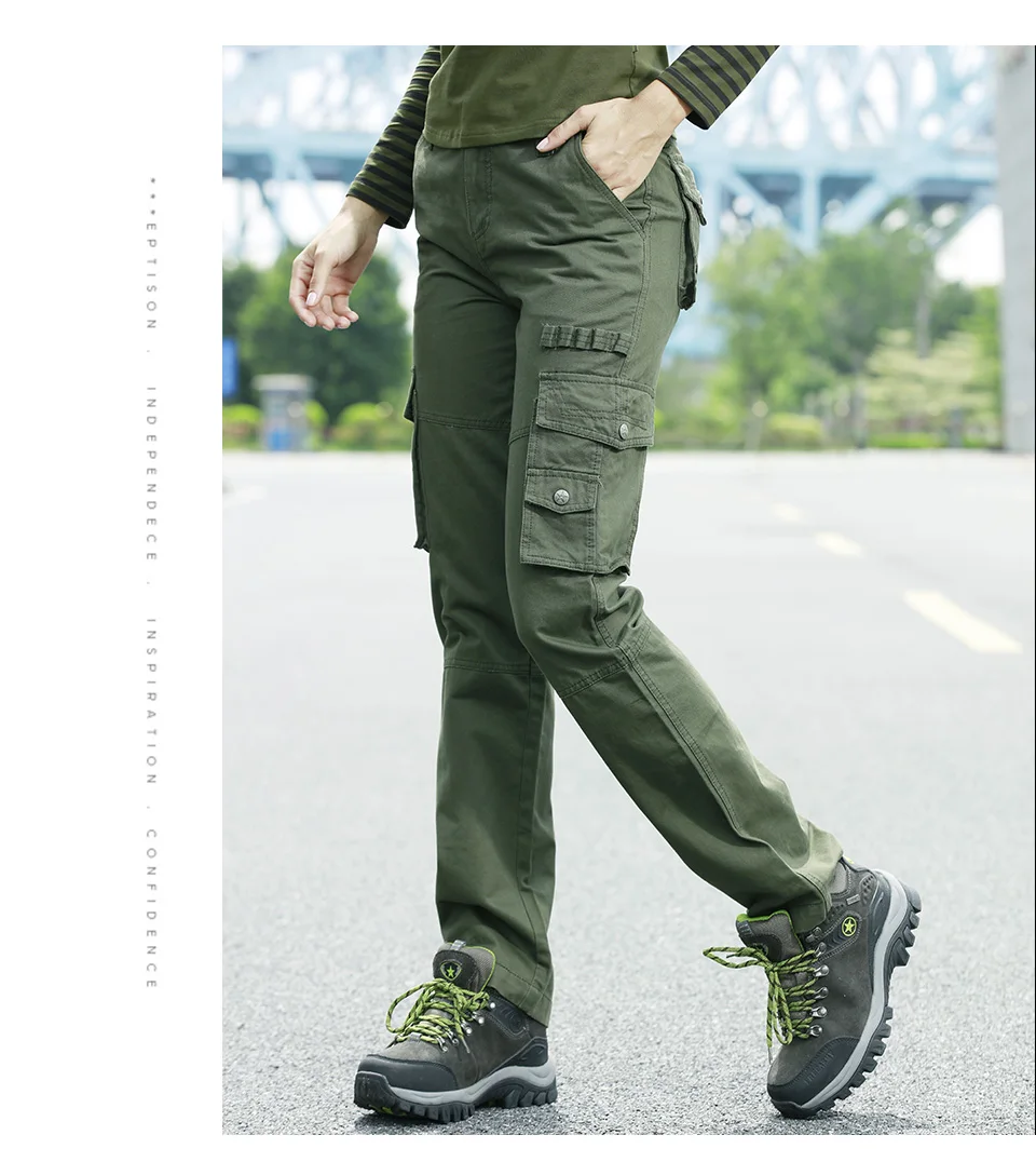 FreeArmy брендовые осенние женские брюки карго с карманами, свободные джоггеры, военные зеленые брюки, женские Капри, брюки, зимние штаны