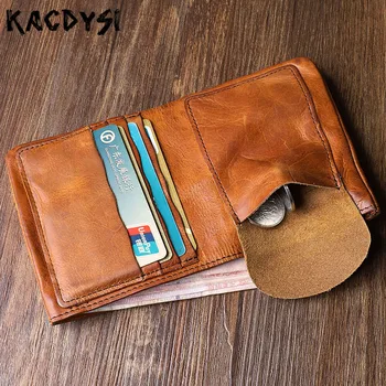 

Designer Handmade Vintage Unisex Pleated Wallet Genuine Cow Leather Small Short Mens Coin Pocket Modern Stylish Slim Money Clips