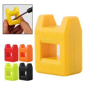 

Powerful screwdriver plus magnetic device Dual-use degausser Mini Screw batch Fast magnetizer Demagnetizer Random Color