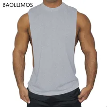 Мужская майка без рукавов для спортзала, майка для занятий бодибилдингом, спортивный тренировочный жилет для фитнеса, одноцветная спортивная одежда