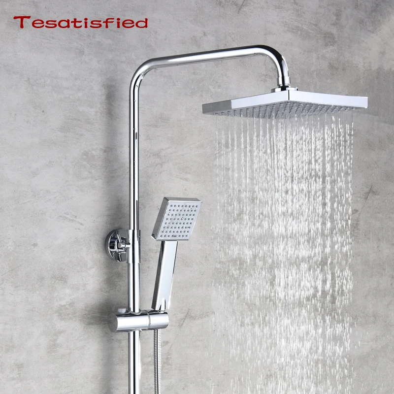 Premium Bathroom Accessories for The Ultimate Shower Experience COMLIFE Shower Head 15CM Diameter Chrome Face High Pressure Handheld Shower Head with 7-Setting Rainfalls 