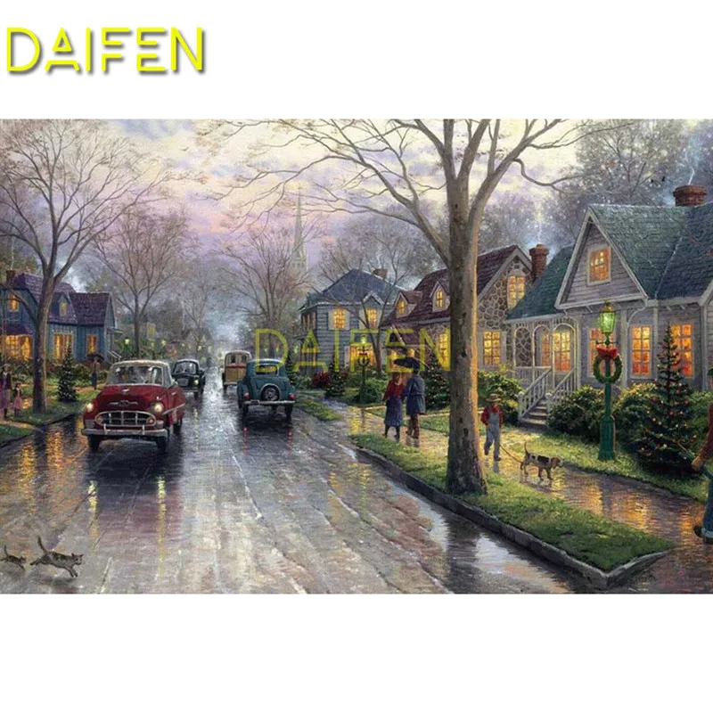 

5D DIY Diamond painting Cross stitch Full Square Diamond embroidery country raining car cats child Full Round Diamond mosaic